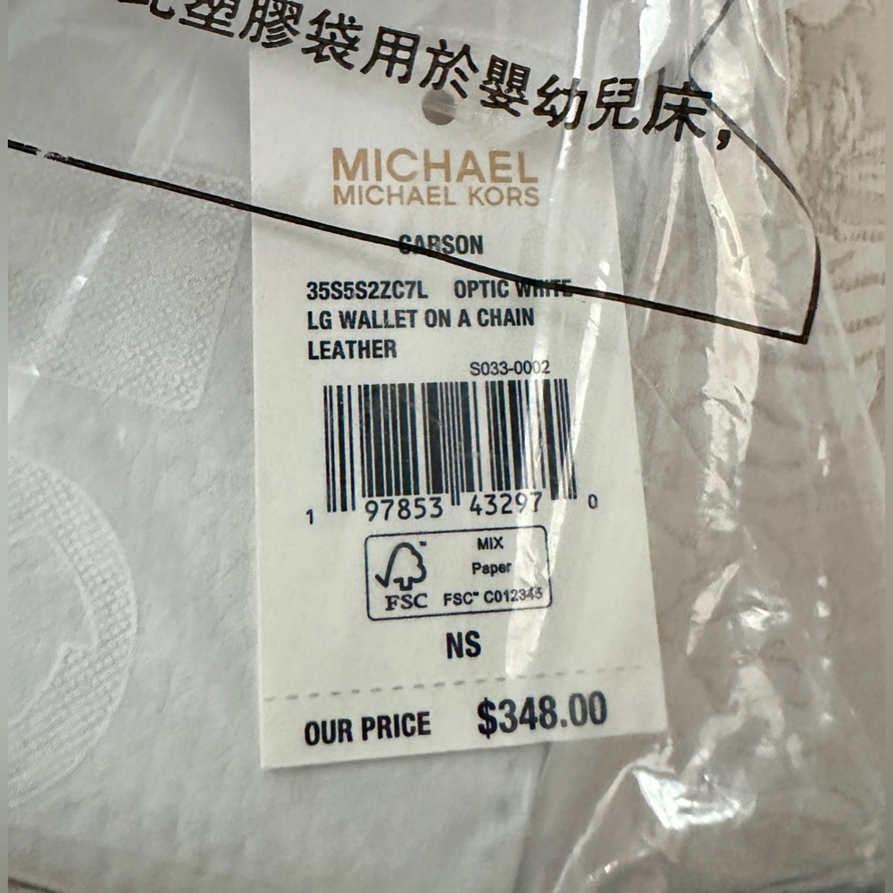 Michael Kors Pebbled Leather Convertible Crossbody Bag -NWT Factory sealed - Picture 9 of 9
